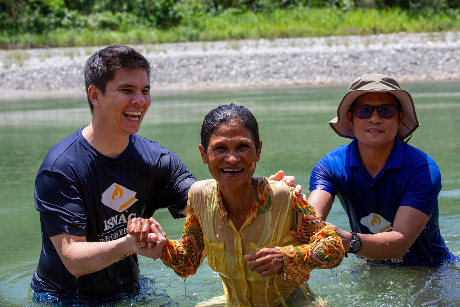 More than 30 people were baptized after the full Isnag Bible was dedicated